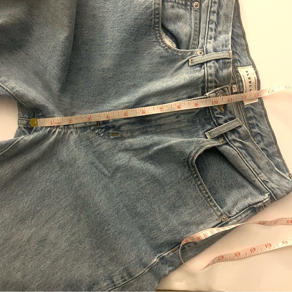 SLVRLAKE Grace Twisted Seam High Rise Wide Leg Jeans Women’s Size 27 - Picture 14 of 16
